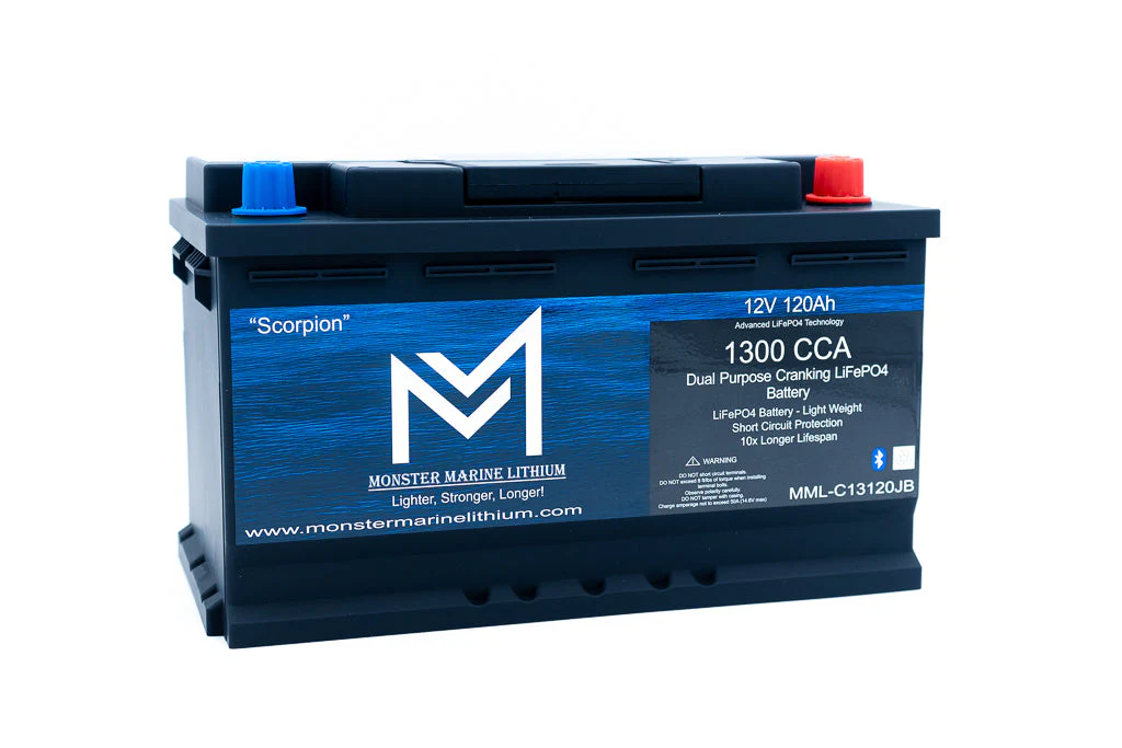 1300CCA 120Ah Dual Purpose Bluetooth Cranking Lithium "Scorpion" - Bluetooth - MML-13C120B - Image 3