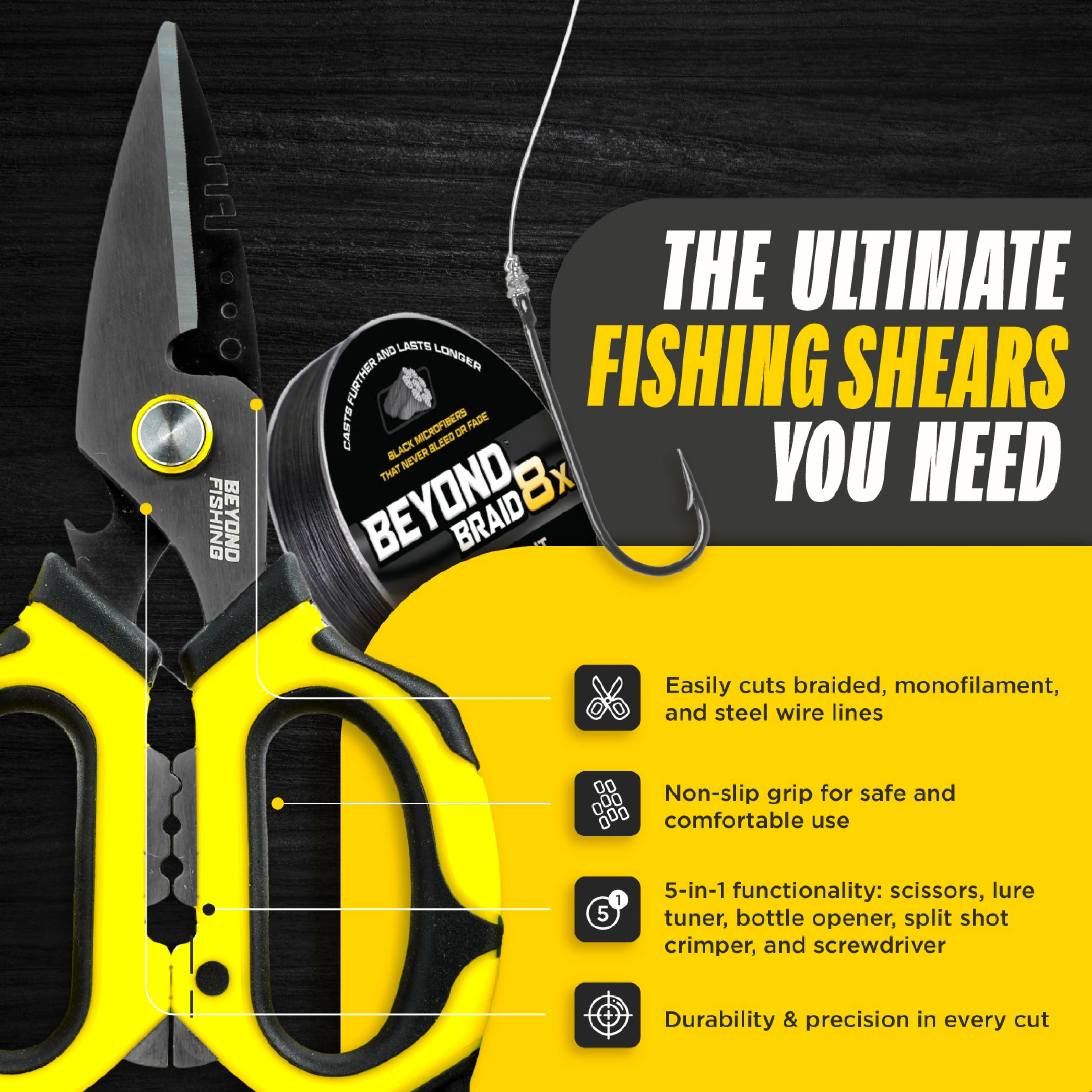 6.5" Omni Pro Fishing Shears - Image 9