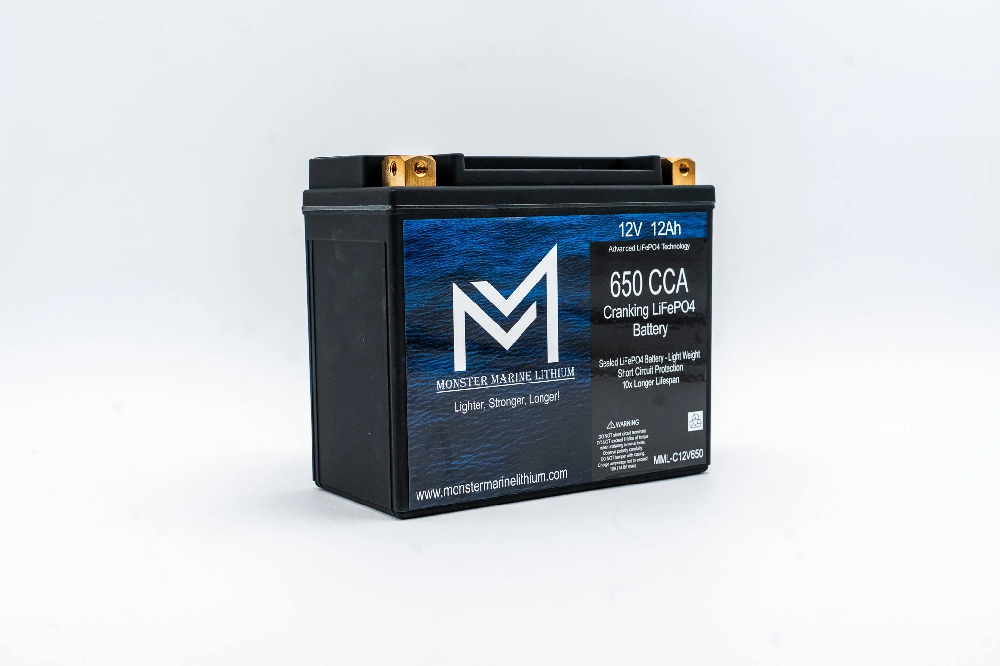 650CCA 12V 12AH Cranking Lithium Battery - Image 3