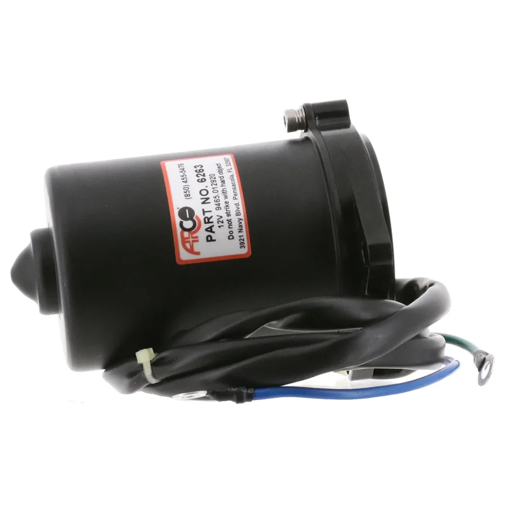 ARCO Marine Replacement Outboard Tilt Trim Motor - Yamaha, 2-Wire, 3 Bolt, Flat Blade Shaft [6263] - Image 2