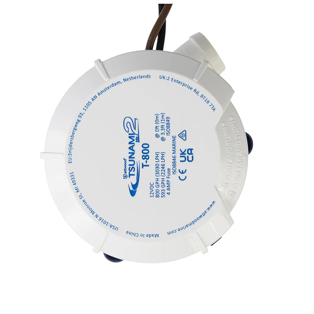 Attwood Tsunami MK2 Manual Bilge Pump - T800 - 800 GPH  12V [5608-7] - Image 2