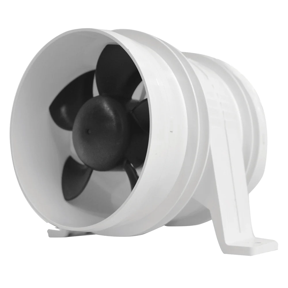 Attwood Turbo 4000 Series II Water-Resistant, In-Line Blower - 12V - White [1749-4] - Image 3