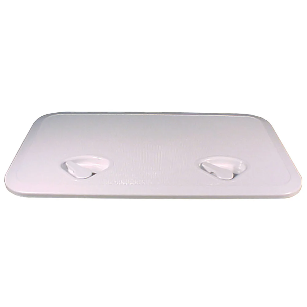 Beckson 14" x 24" Flush Hatch White - ASA Material - Acrylonitrile Styrene Acrylate [HT1424AW] - Image 2