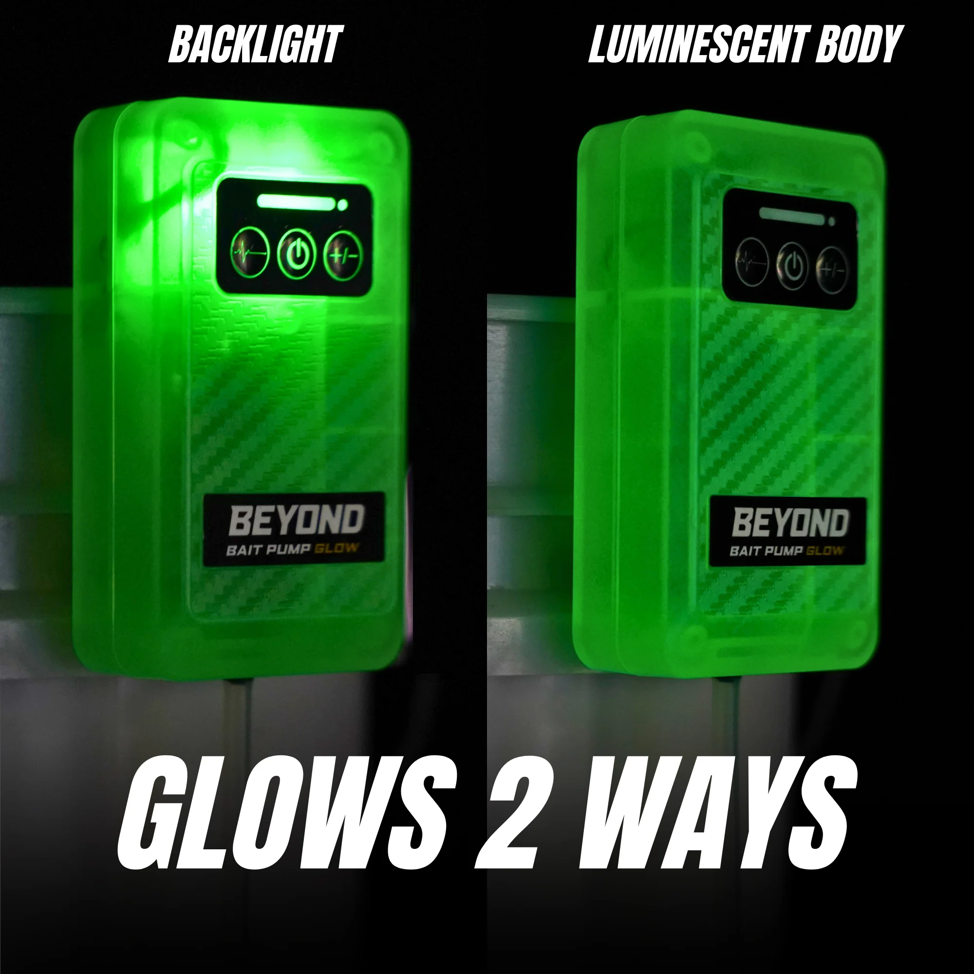 Beyond Bait Pump Rechargeable Aerator - Glow in The Dark Bubbler - Image 2