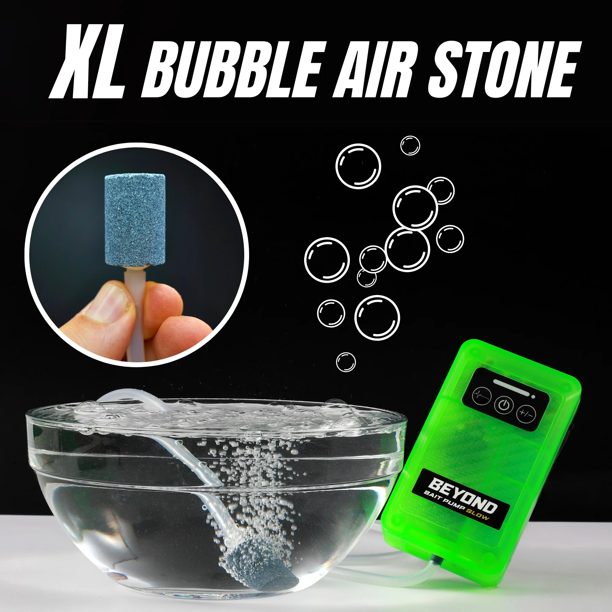 Beyond Bait Pump Rechargeable Aerator - Glow in The Dark Bubbler - Image 3