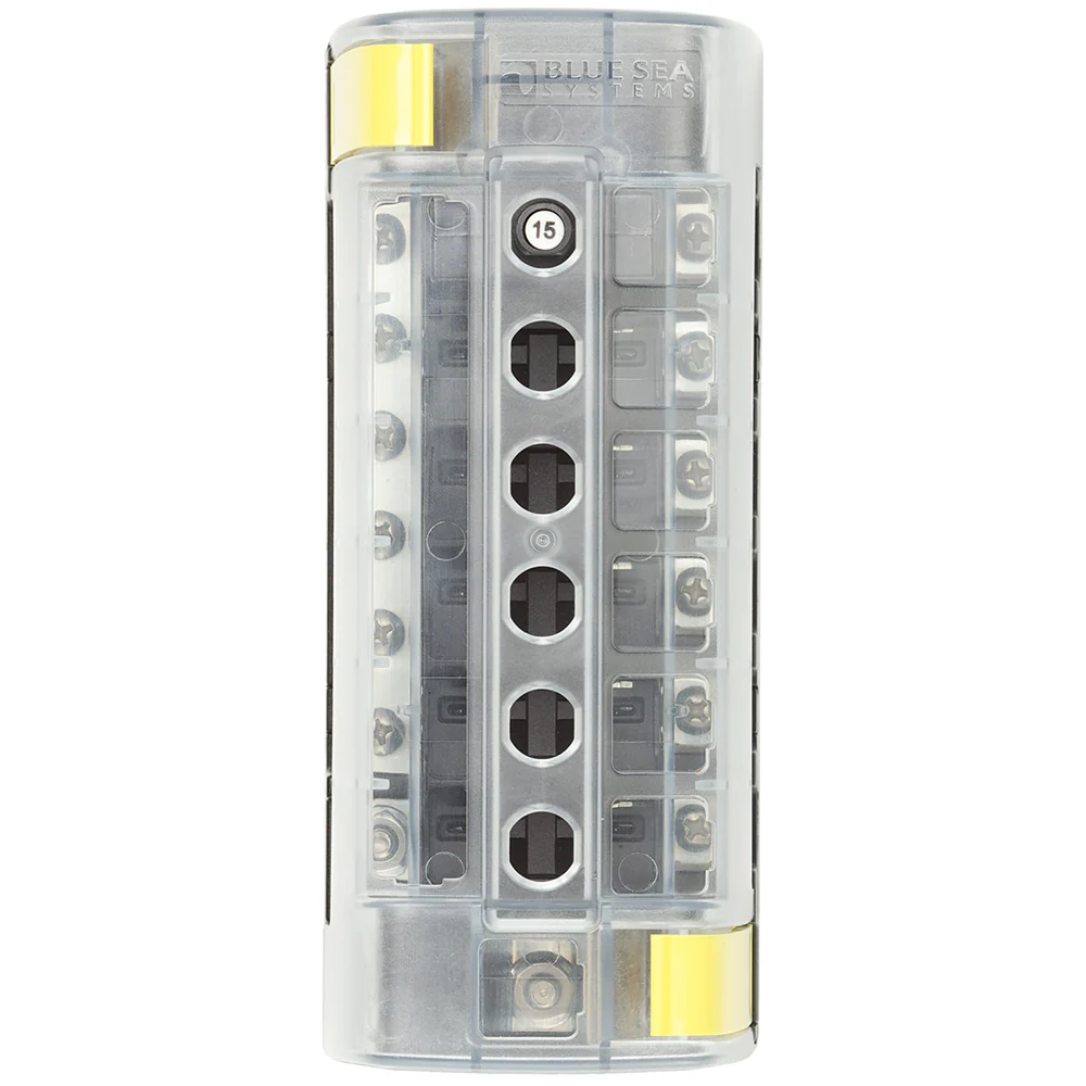 Blue Sea 5052 ST CLB Circuit Breaker Block - 6 Position w/Negative Bus [5052] - Image 2