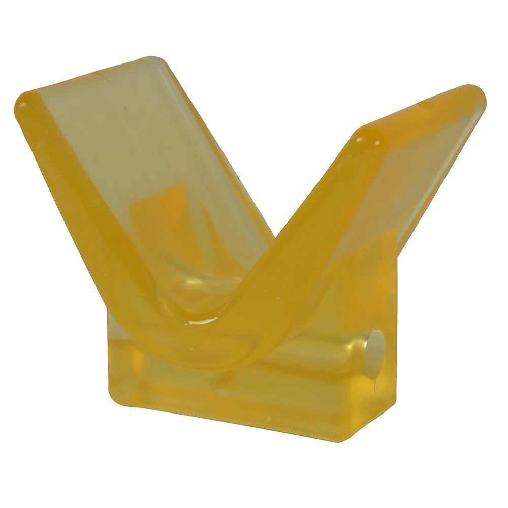 C.E. Smith Y-Stop 3" x 3" - 1/2" ID Yellow PVC [29554] - Image 2