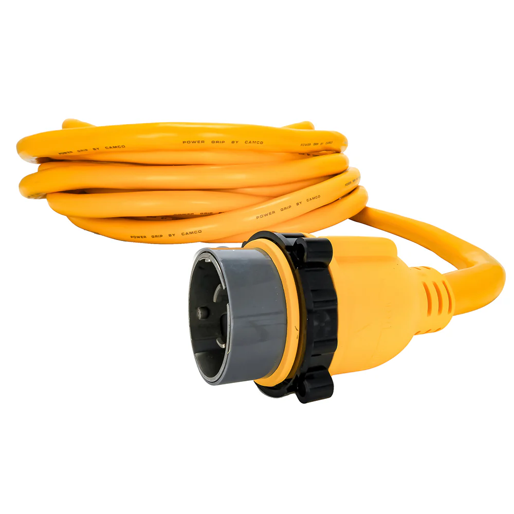 Camco 50 Amp Power Grip Marine Extension Cord - 50 M-Locking/F-Locking Adapter [55623] - Image 5