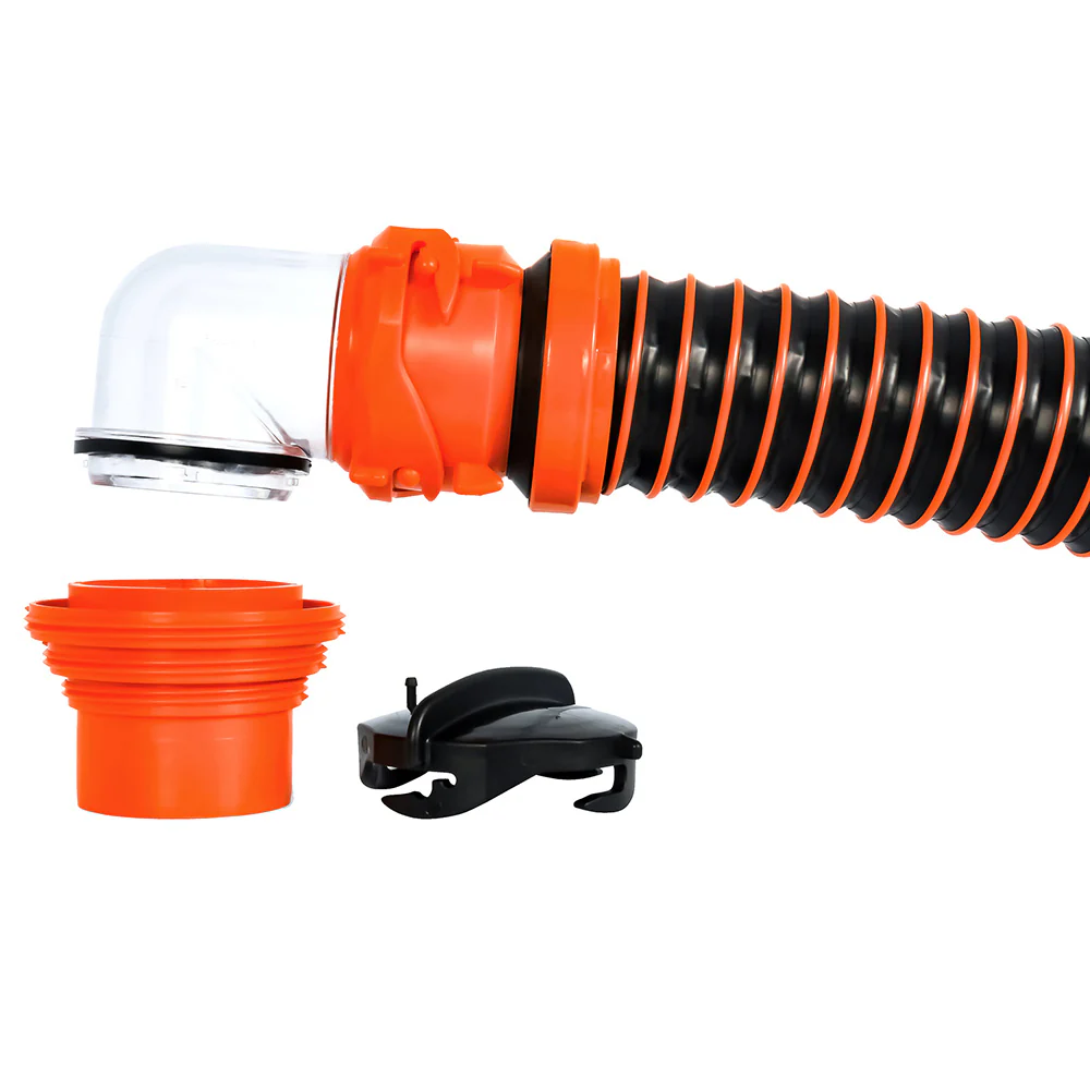 Camco RhinoEXTREME 20 Sewer Hose Kit w/4 In 1 Elbow Caps [39867] - Image 2