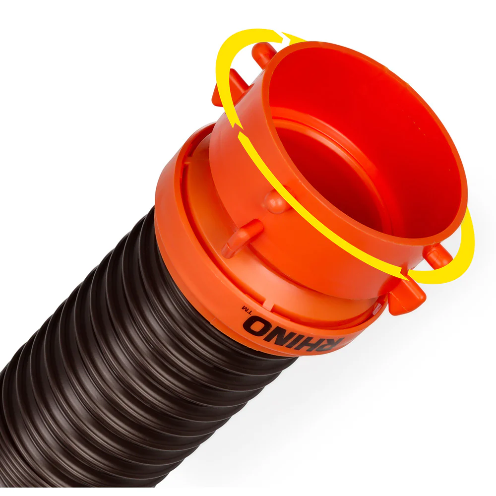 Camco RhinoFLEX 10 Sewer Hose Extension w/Swivel Bayonet  Lug [39764] - Image 3