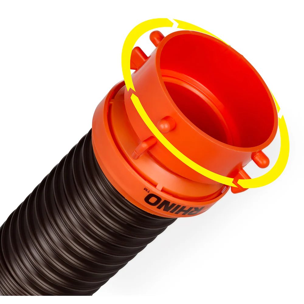Camco RhinoFLEX 5 Sewer Hose Extension w/Swivel Bayonet  Lug [39765] - Image 2