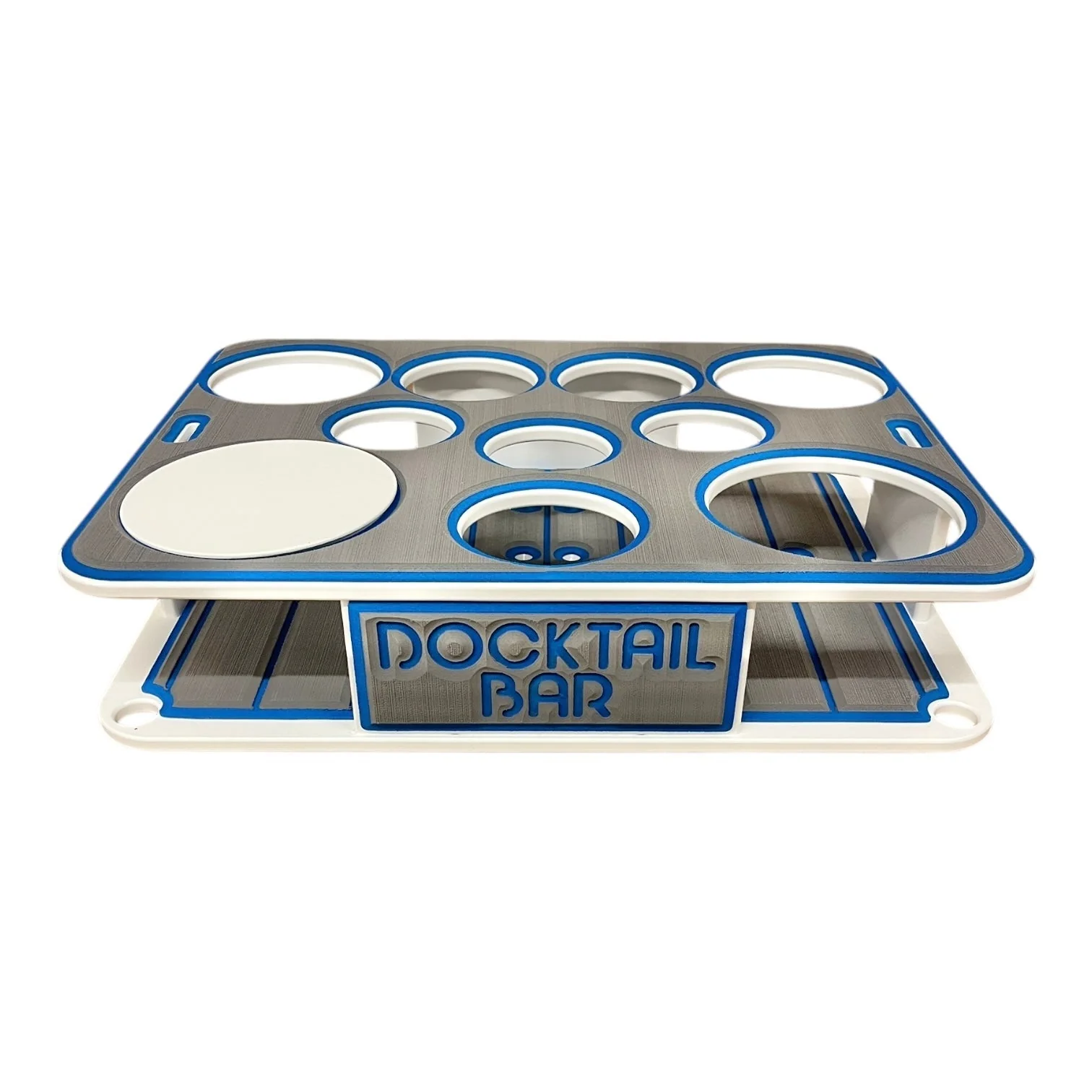 Docktail Boat Table Caddy with Pontoon Rail Mount - Image 14