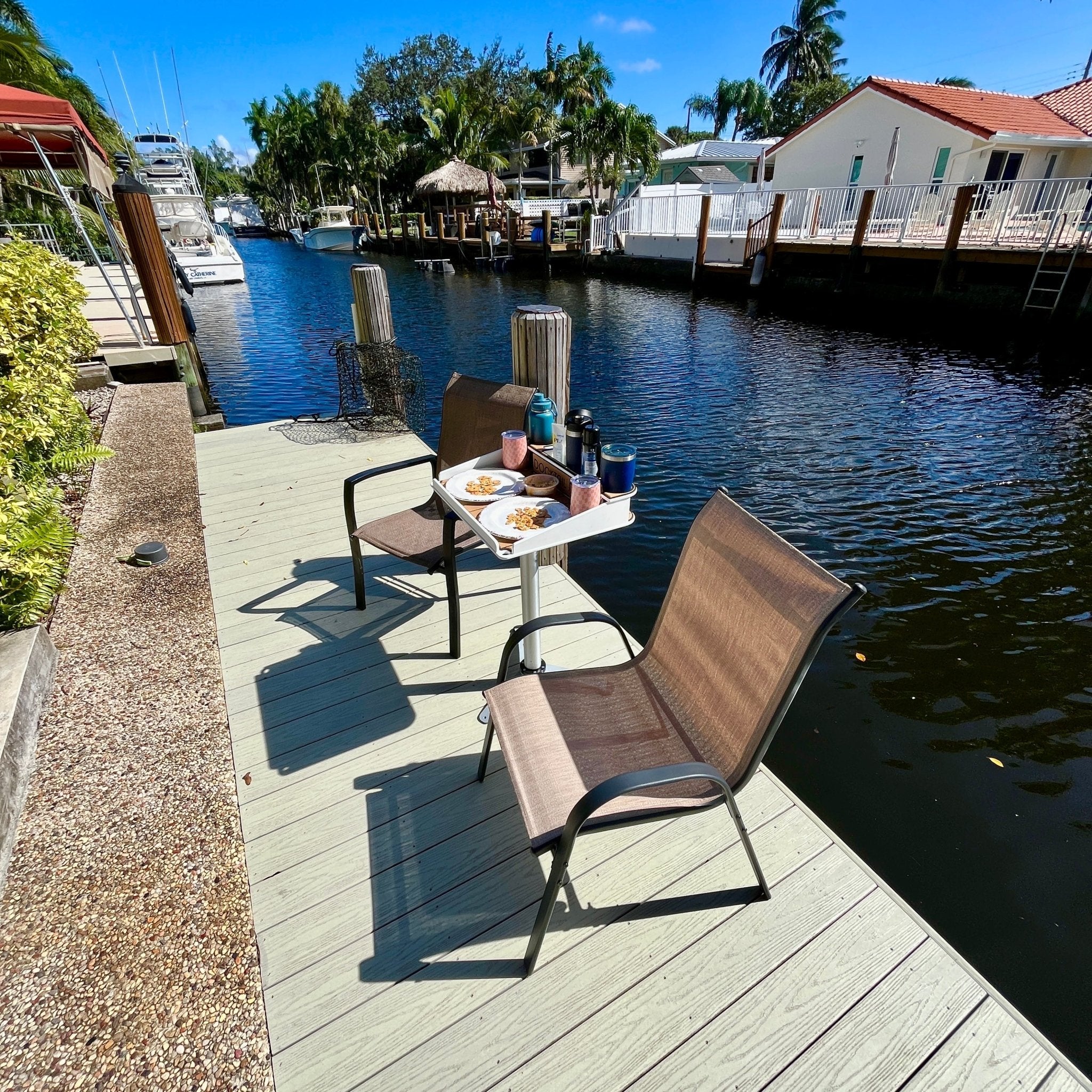 Docktail Utility Table with Portable Pedestal Stand - Image 11