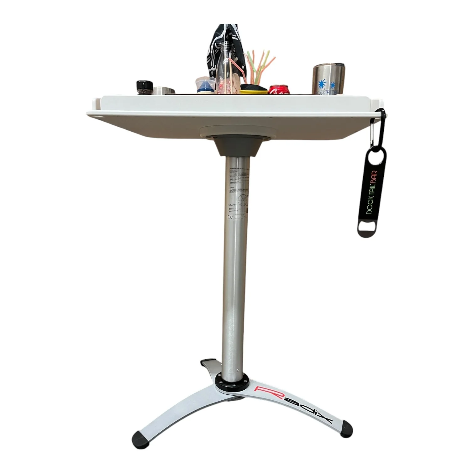 Docktail Utility Table with Portable Pedestal Stand - Image 13