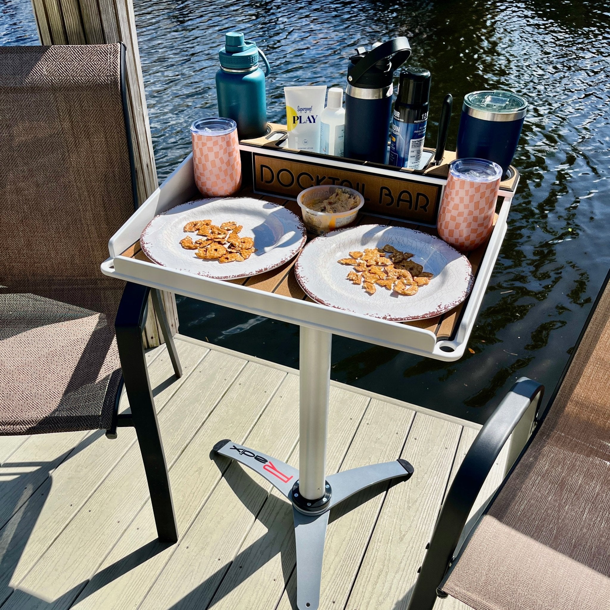 Docktail Utility Table with Portable Pedestal Stand - Image 6