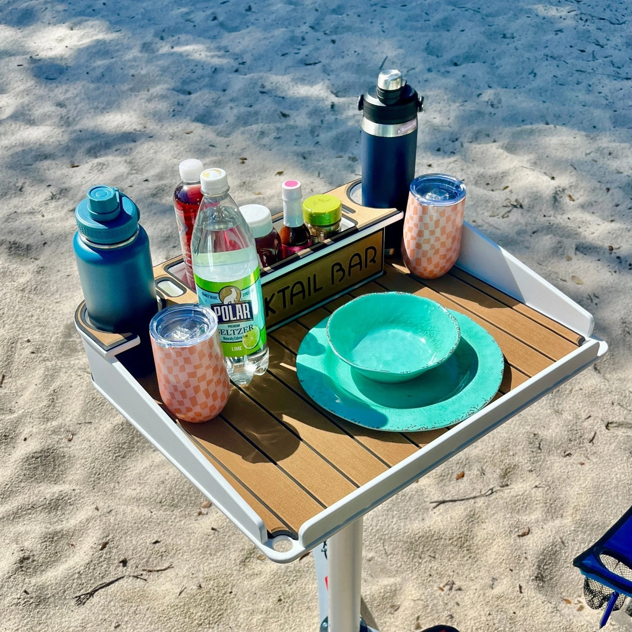 Docktail Utility Table with Portable Pedestal Stand - Image 9