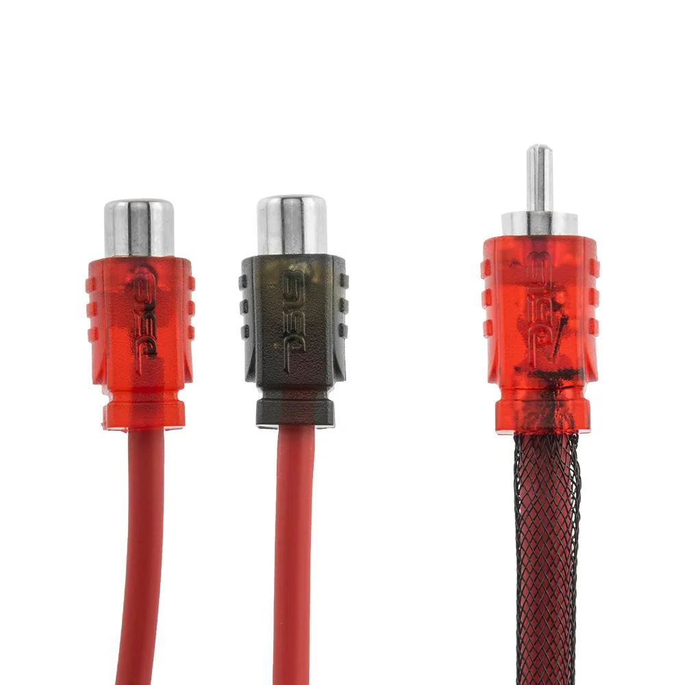 DS18 Advance Ultra Flex RCA Y Connector Cable - 2 Female to 1 Male [R1M2F] - Image 2