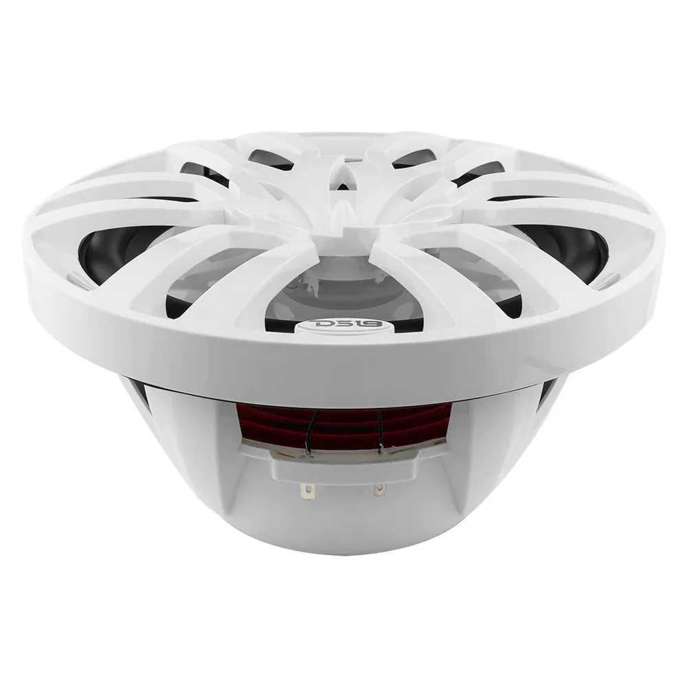 DS18 HYDRO 10" 2-Way Marine Speakers w/Bullet Tweeters  Integrated RGB LED Lights - White [NXL-10/WH] - Image 2