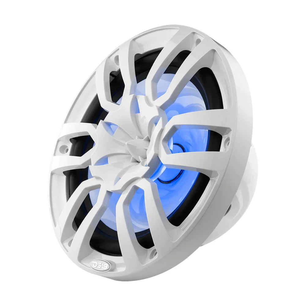 DS18 HYDRO 10" 2-Way Marine Speakers w/Bullet Tweeters  Integrated RGB LED Lights - White [NXL-10/WH] - Image 5