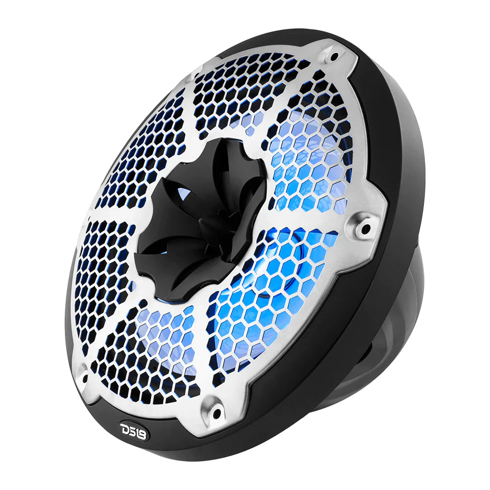 DS18 HYDRO 10" 2-Way Speakers w/Bullet Tweeter  Integrated RGB LED Lights - Black [NXL-10M/BK] - Image 5