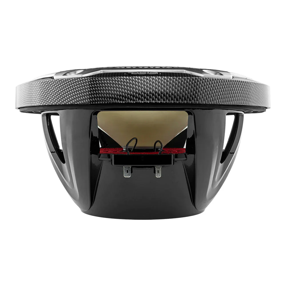 DS18 HYDRO 10" 2-Way Speakers w/Bullet Tweeter  Integrated RGB LED Lights - Carbon Fiber [CF-10M] - Image 3