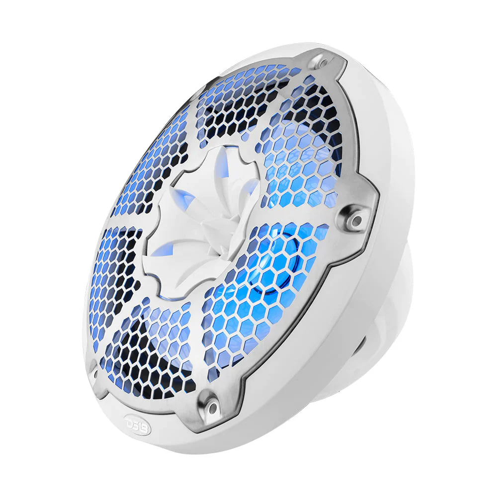 DS18 HYDRO 10" 2-Way Speakers w/Bullet Tweeter  Integrated RGB LED Lights - White [NXL-10M/WH] - Image 5