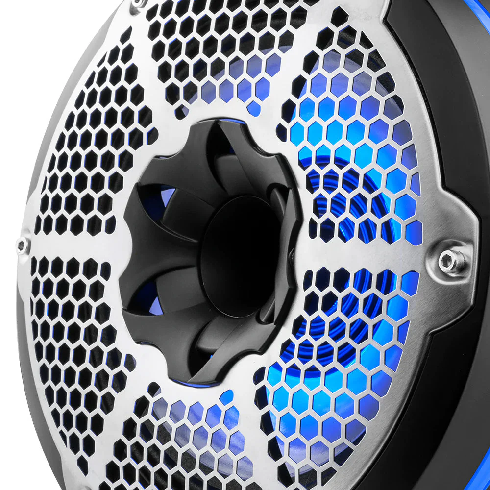 DS18 HYDRO 10" Neodymium Marine Towers w/Built-In Passive Radiator, 1" Driver  RGB LED Lights - 900W - Black [NXL-X10TPNEO/BK] - Image 2