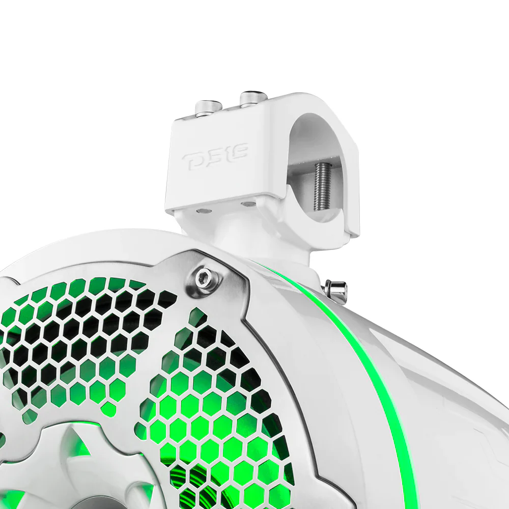 DS18 HYDRO 10" Neodymium Marine Towers w/Built-In Passive Radiator, 1" Driver  RGB LED Lights - 900W - White [NXL-X10TPNEO/WH] - Image 3