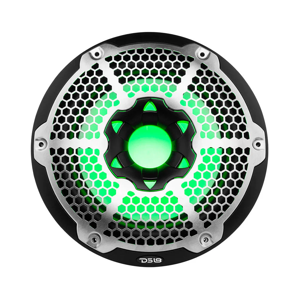 DS18 HYDRO 10" Subwoofer w/RGB Lights - 600W - Black [NXL-10SUB/BK] - Image 2