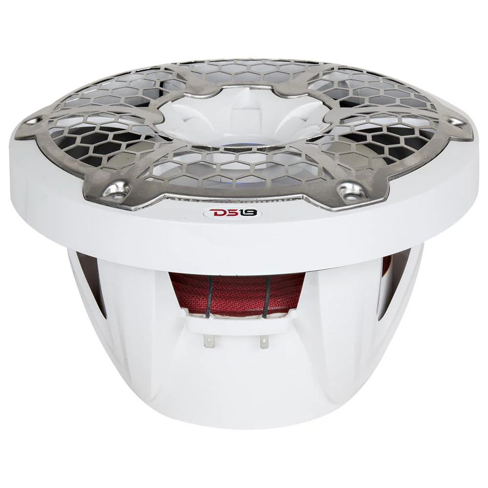 DS18 HYDRO 10" Subwoofer w/RGB Lights - 600W - White [NXL-10SUB] - Image 6