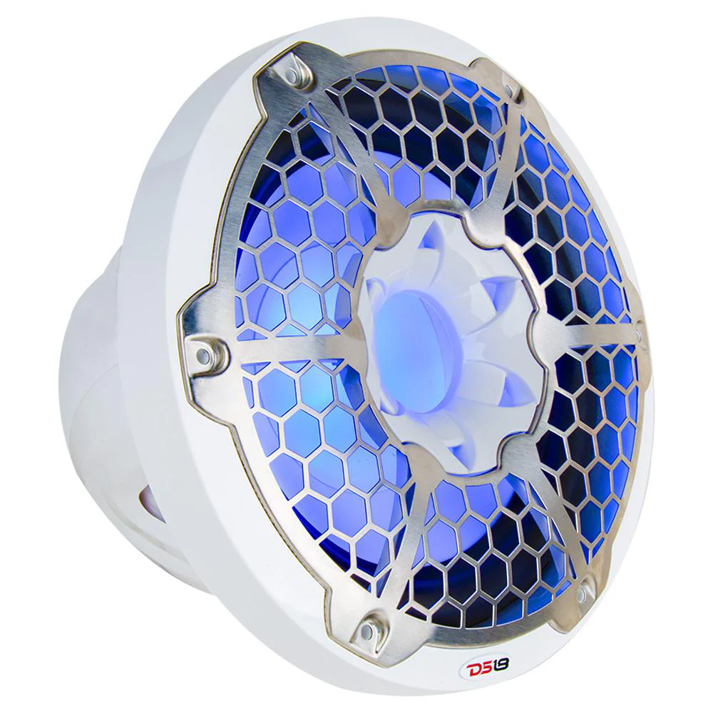 DS18 HYDRO 12" Subwoofer w/RGB Lights - 700W - White [NXL-12SUB/WH] - Image 2