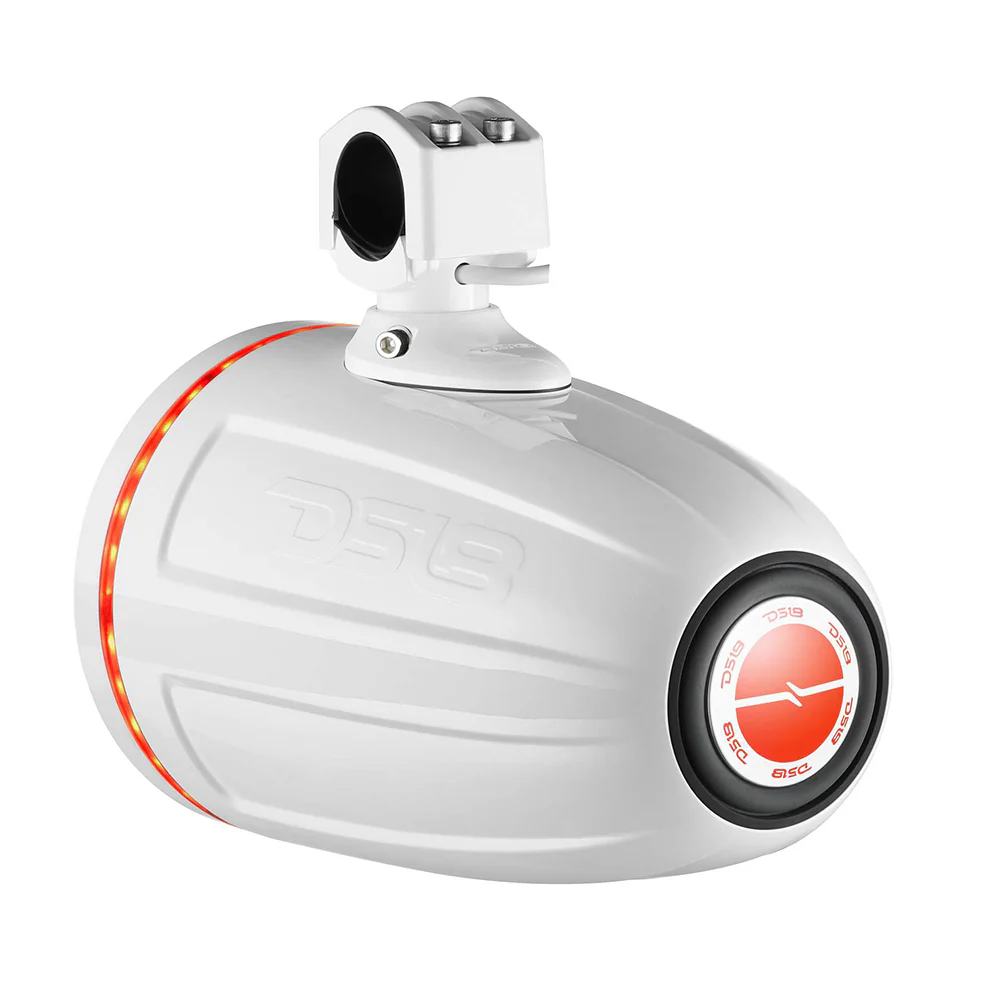DS18 Hydro 6.5" Neodymium Wakeboard Speakers with 1" Driver and RGB LED Lights - 450W - White [NXL-X6TPNEO/WH] - Image 3