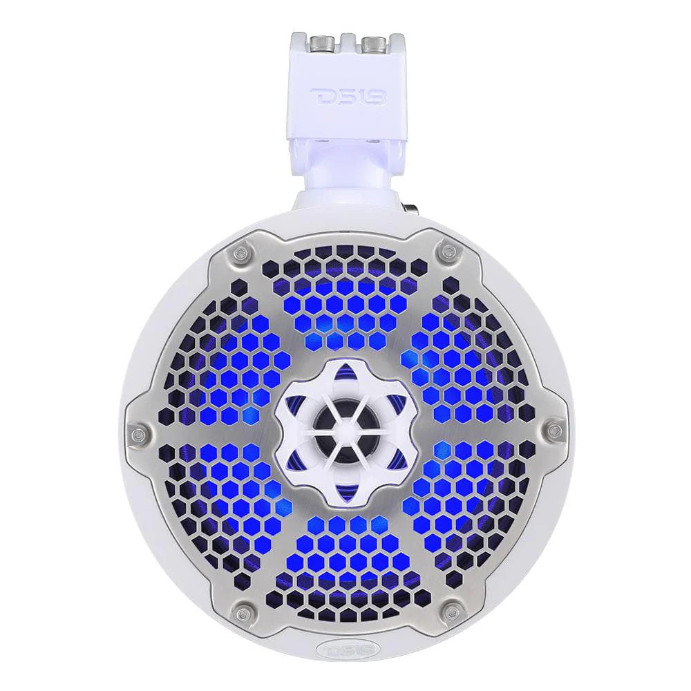 DS18 Hydro 6.5" Neodymium Wakeboard Speakers with 1" Driver and RGB LED Lights - 450W - White [NXL-X6TPNEO/WH] - Image 5