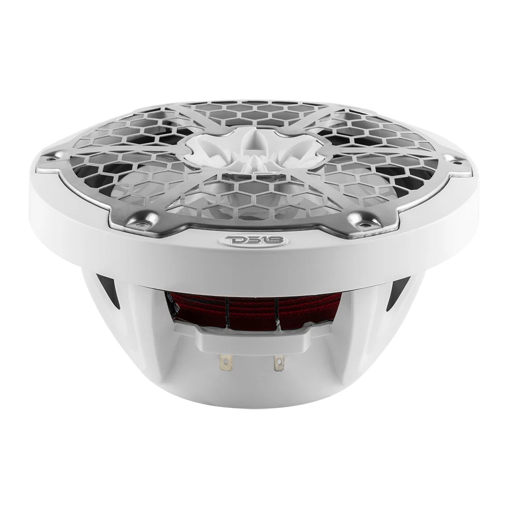 DS18 New Edition HYDRO 8" 2-Way Marine Speakers w/RGB LED Lighting 375W - White  [NXL-8M/WH] - Image 2