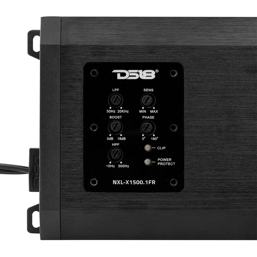 DS18 NXL 1-Channel Full-Range Class D Marine/Powersports Amplifier - 1500W RMS, 1-Ohm [NXL-X1500.1FR] - Image 3