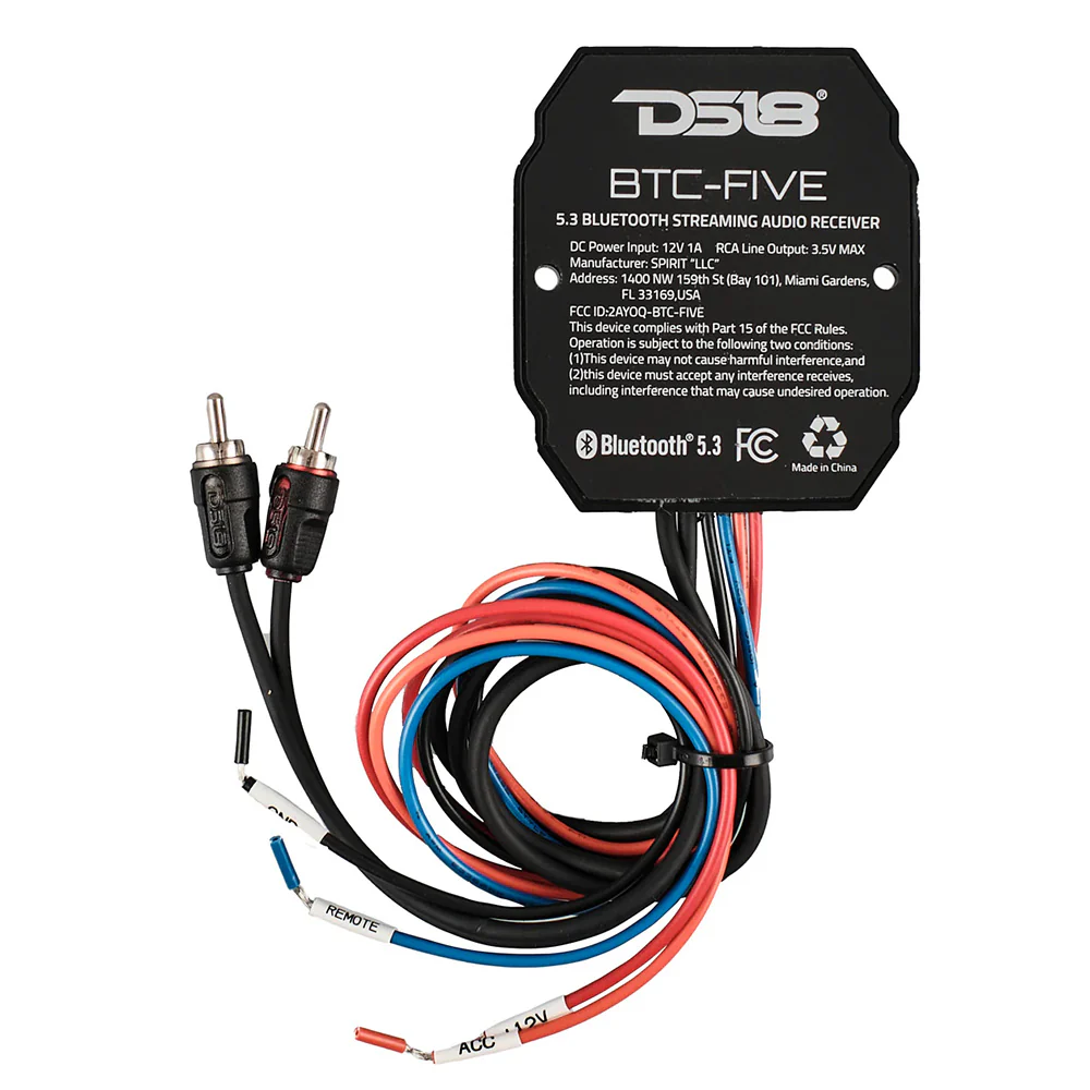 DS18 Universal Wireless Bluetooth 5.3 Audio Receiver [BTC-FIVE] - Image 2