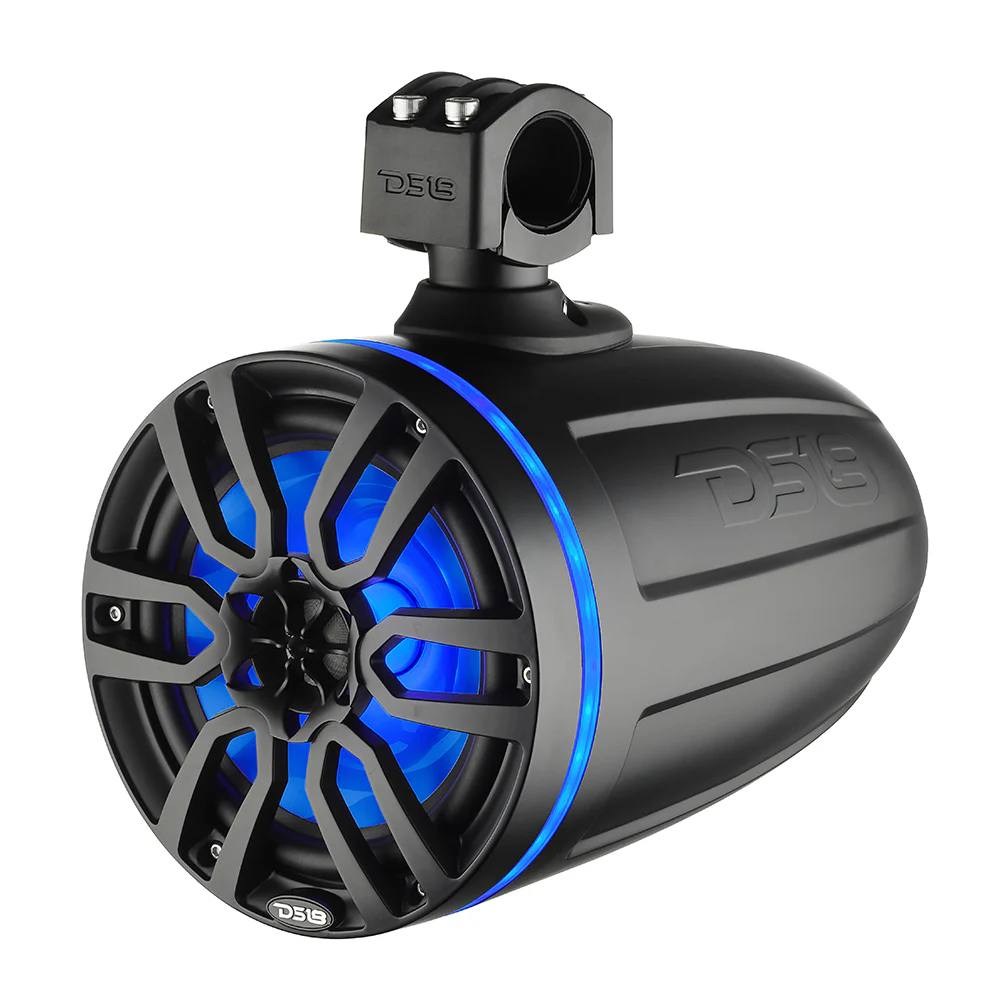 DS18 X Series HYDRO 6.5" Wakeboard Pod Tower Speaker w/RGB LED Lights - 300W - Matte Black  [NXL-X6TP/BK] - Image 3