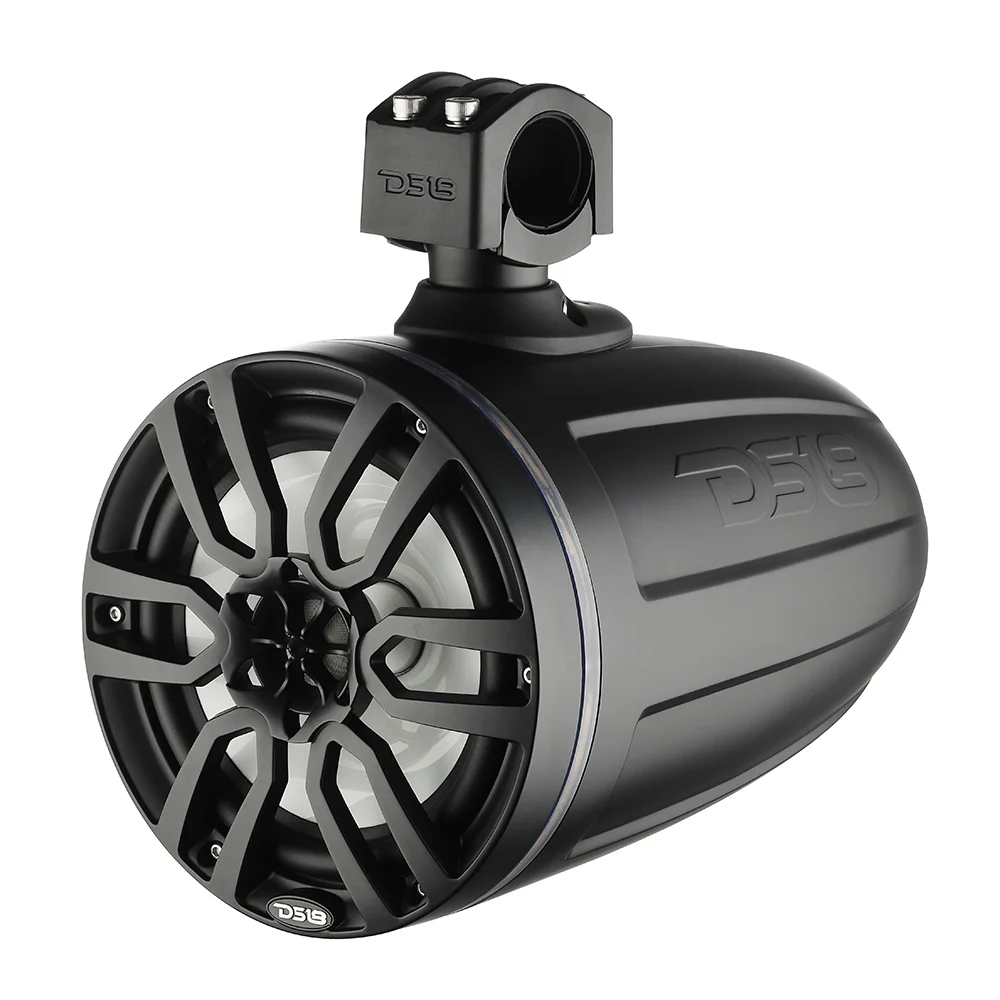 DS18 X Series HYDRO 6.5" Wakeboard Pod Tower Speaker w/RGB LED Lights - 300W - Matte Black  [NXL-X6TP/BK] - Image 4
