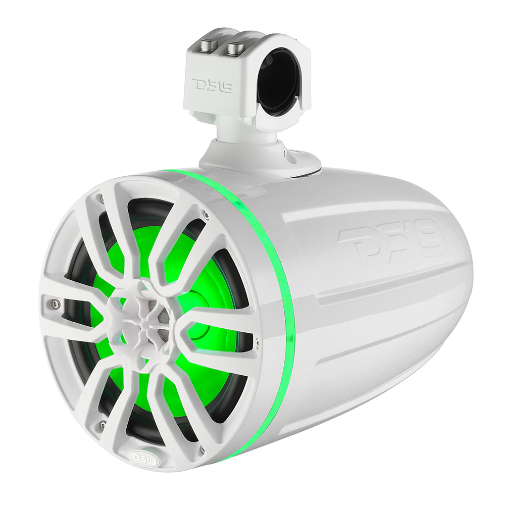 DS18 X Series HYDRO 8" Wakeboard Pod Tower Speaker w/RGB LED Light - 375W - White  [NXL-X8TP/WH] - Image 5