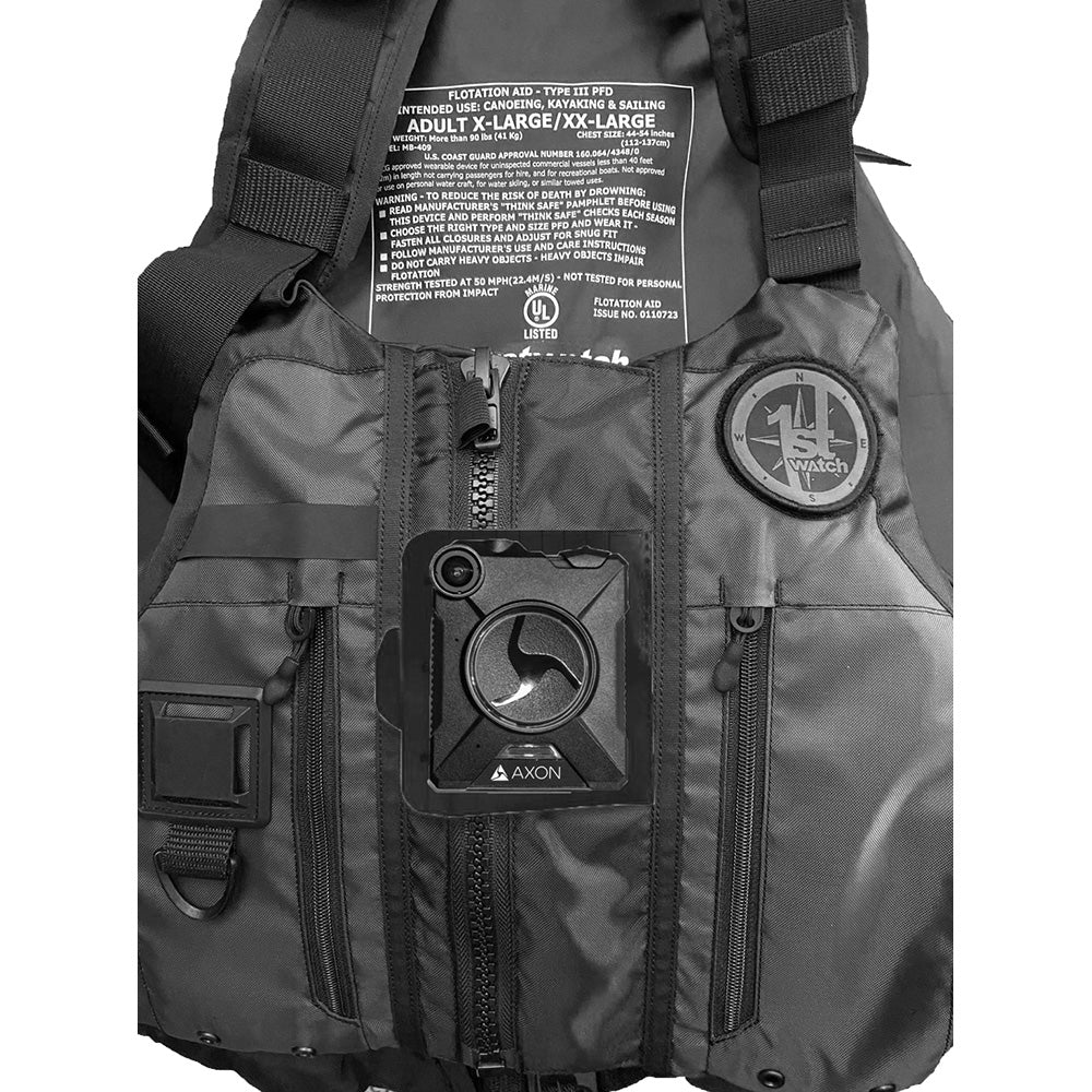First Watch AV-1000 Kayak Style Duty PFD - Black - XL/XXL [AV-1000-BK-XL/XXL] - Image 2