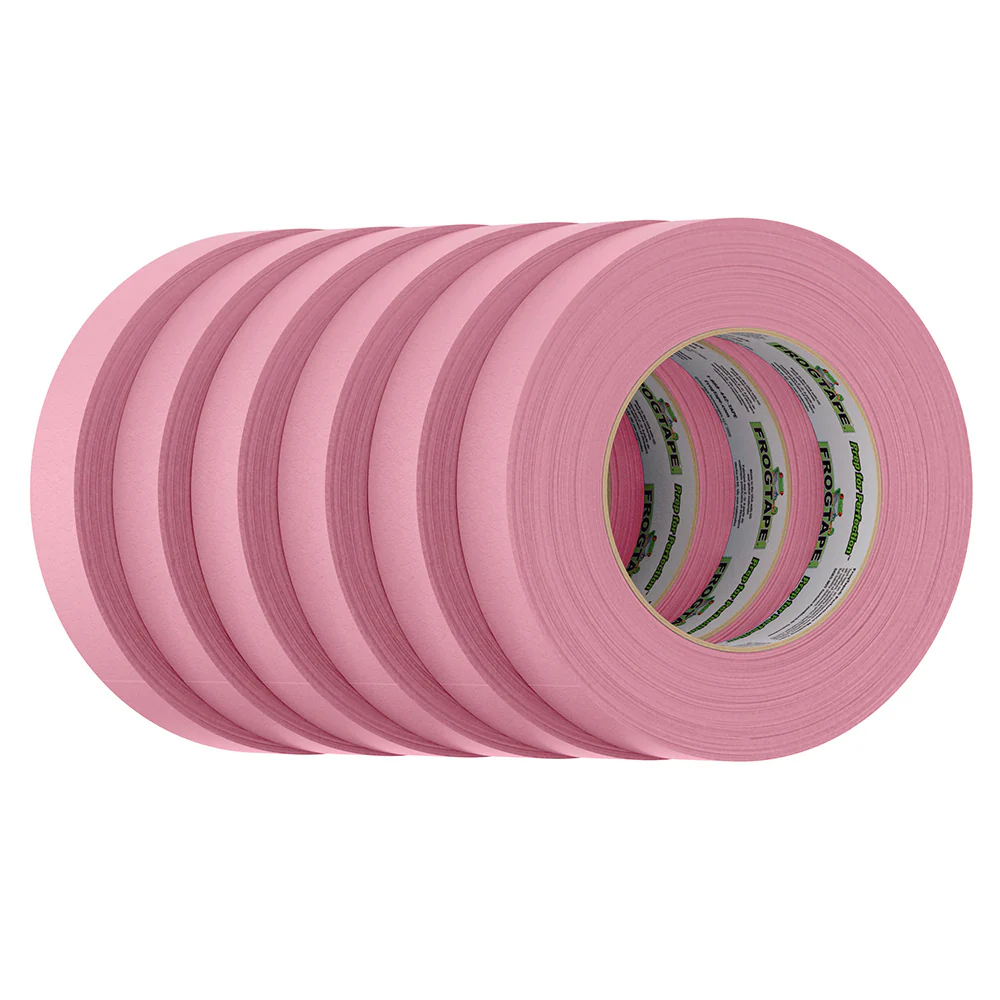 FrogTape CP 325 Medium-High Adhesion Masking Tape - 24MM x 55M x 12-Pack - Pink - Rated f/325F [105333] - Image 2