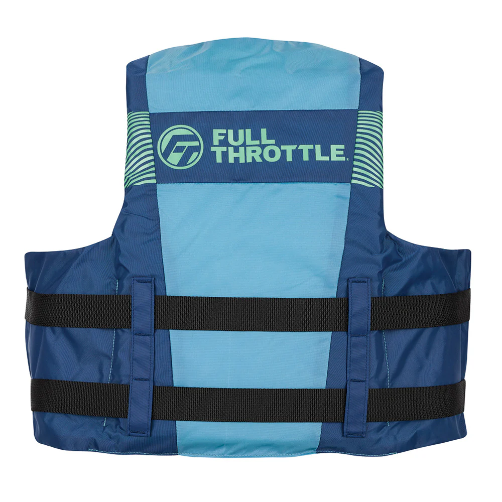 Full Throttle Adult Nylon Life Jacket - S/M - Blue/Black [112200-500-030-26] - Image 2