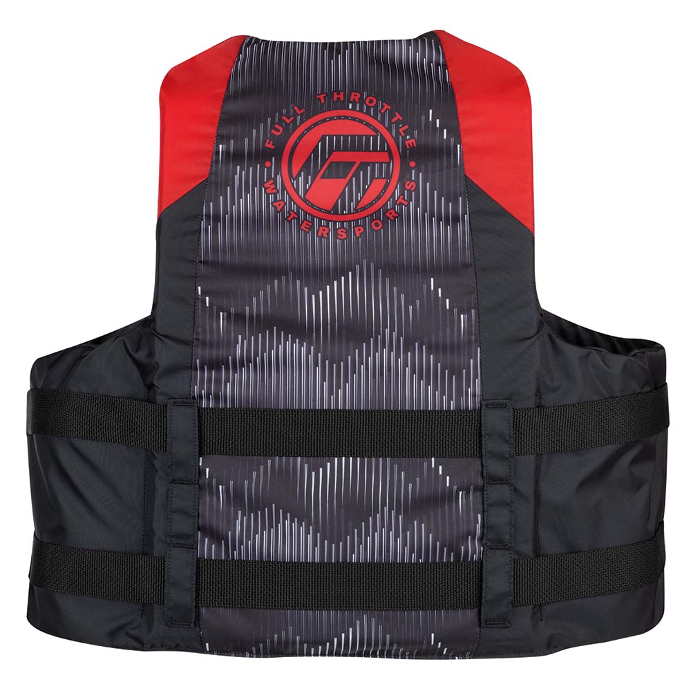 Full Throttle Adult Nylon Life Jacket - S/M - Red/Black [112200-100-030-22] - Image 2