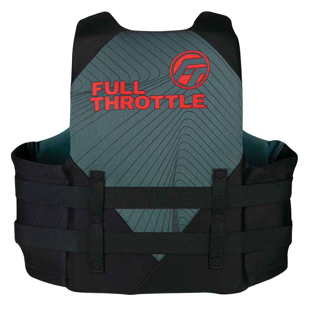 Full Throttle Adult Rapid-Dry Life Jacket - 2XL/4XL - Grey/Black [142100-701-080-22] - Image 2