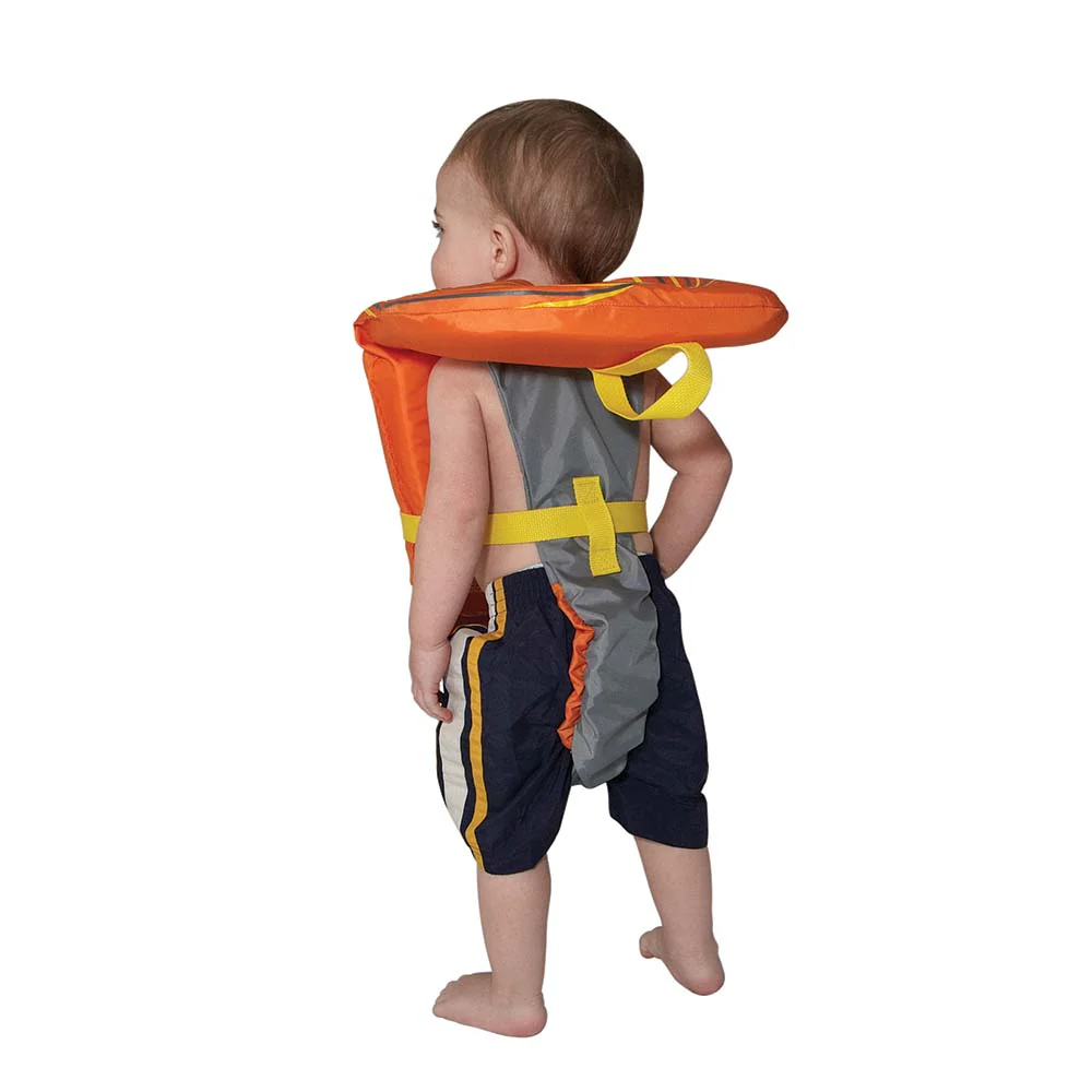 Full Throttle Baby-Safe Vest - Infant to 30lbs - Orange/Grey [104000-200-000-14] - Image 3