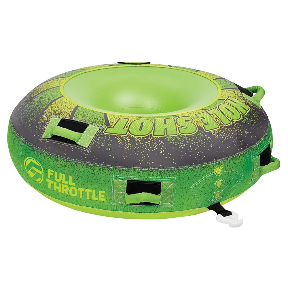 Full Throttle Hole Shot Towable Tube - 1 Rider - Green [302000-400-001-21] - Image 2
