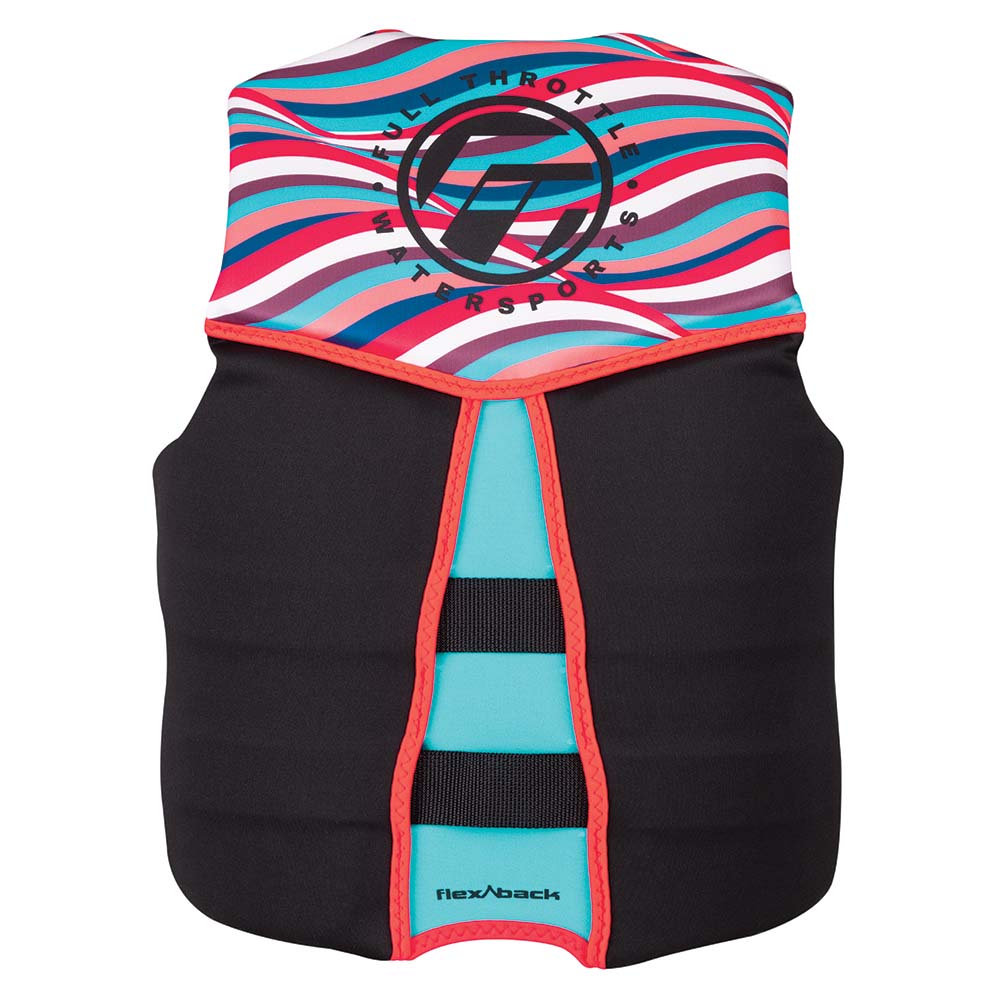 Full Throttle Womens Rapid-Dry Flex-Back Life Jacket - Womens L - Pink/Black [142500-105-840-22] - Image 2