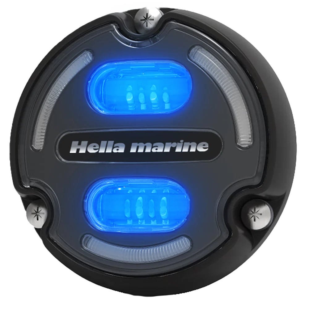 Hella Marine Apelo A2 Blue White Underwater Light - 3000 Lumens - Black Housing - Charcoal Lens w/Edge Light [016147-001] - Image 3