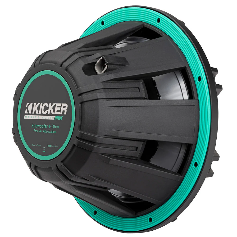 KICKER 10" Premium Marine Subwoofer f/Free-Air Applications - 4-Ohm [51MWF104] - Image 3
