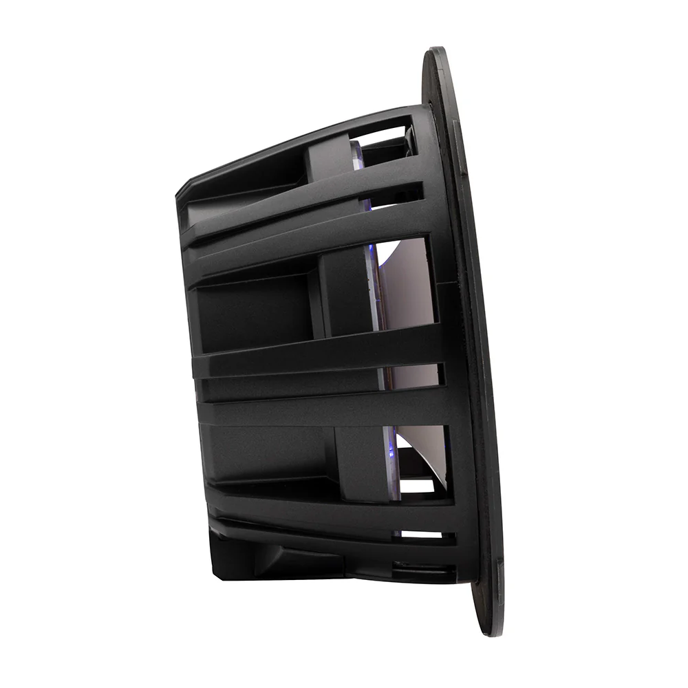 KICKER KM614FL 6.5" Low Profile Coaxial Marine Speakers w/RGB Lighting - 4-Ohm, White [51KM614FL] - Image 2